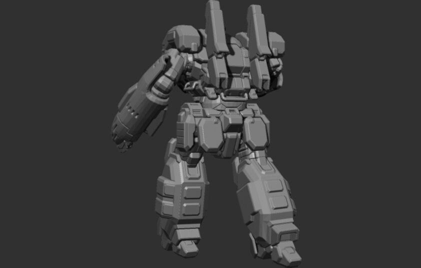 CRD-1R "Crusader"- Alternate Battletech Mechwarrior Miniatures