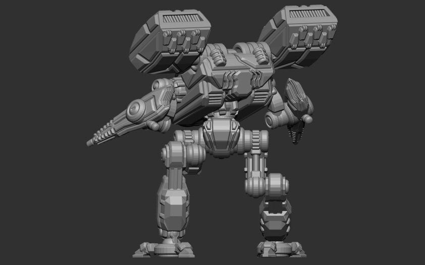 FF-Challenger "Fury Fang"- Alternate Battletech Mechwarrior Miniatures