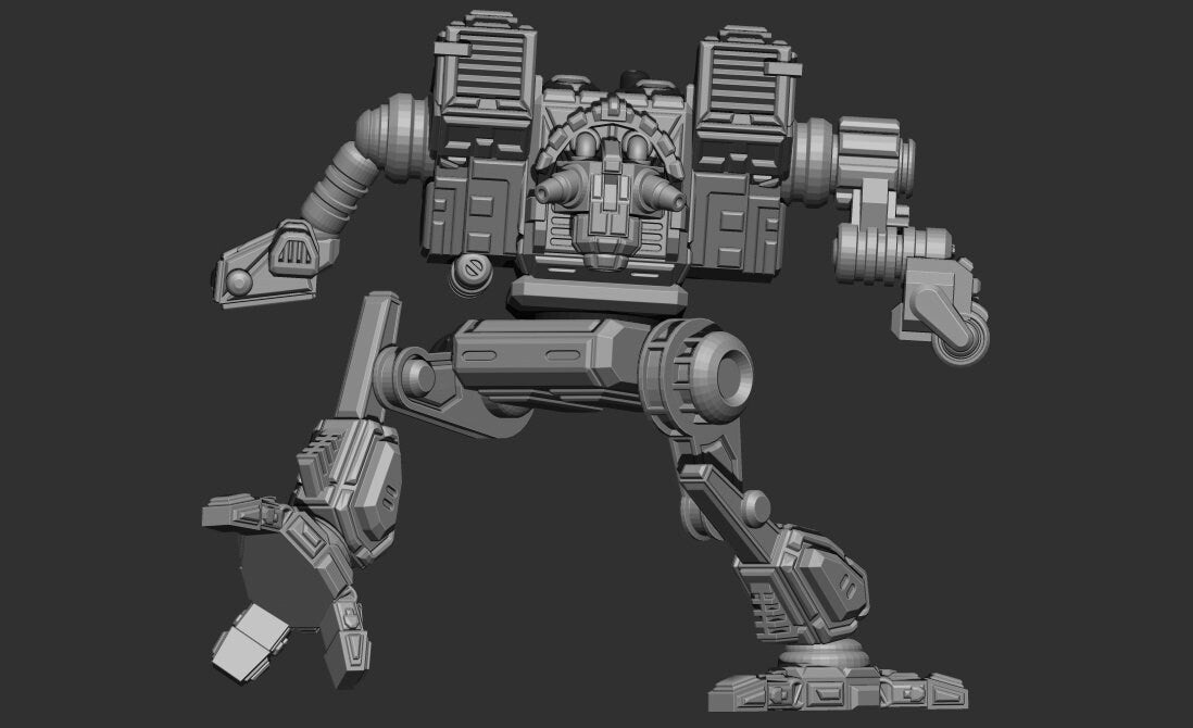 Pit Viper "Run Pose" - Alternate Battletech Mechwarrior Miniatures