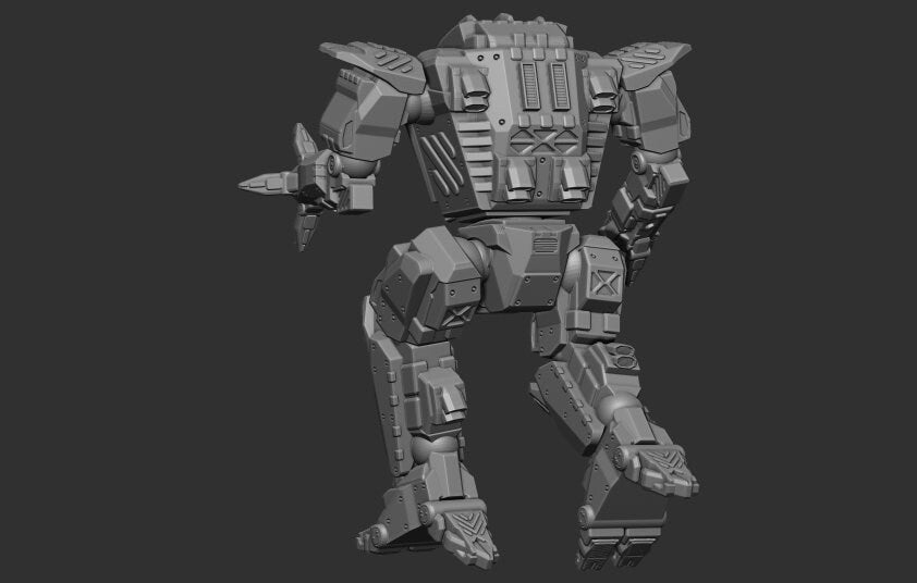 Warlock 1M (By PMW) - Alternate Battletech Mechwarrior Miniatures