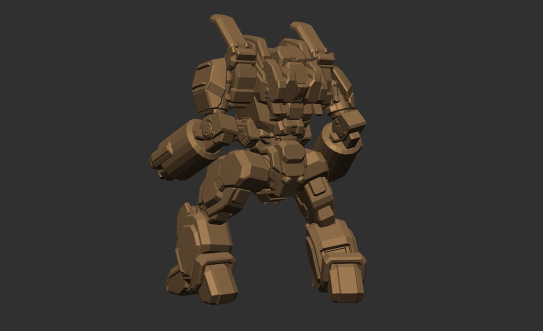 CRD-3K "Crusader"- Alternate Battletech Mechwarrior Miniatures