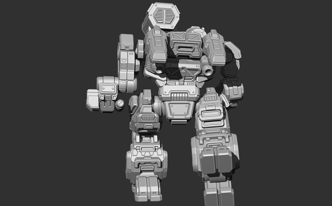 Blowout "Dark Age Warrior" (By PMW) - Alternate Battletech Mechwarrior Miniatures