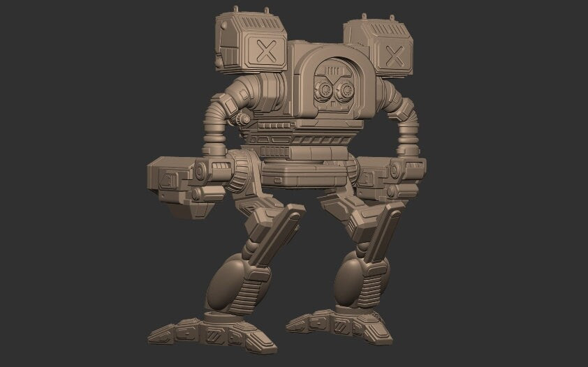 Splinter Wulf Prime Classic Alt 1 (By PMW)- Alternate Battletech Mechwarrior Miniatures