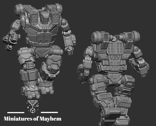 Brokeback Mazer MWO 4SP (By PMW) - Alternate Battletech Mechwarrior Miniatures