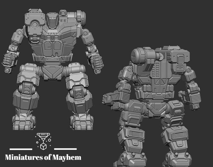 Brokeback MWO 4G (By PMW) - Alternate Battletech Mechwarrior Miniatures