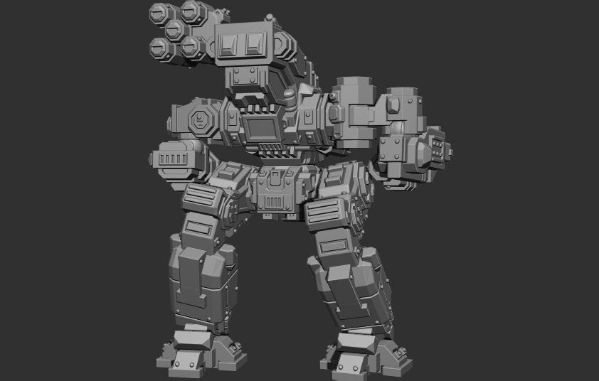 Wackmaster Teuton X1 Alt (By PMW) - Alternate Battletech Mechwarrior Miniatures
