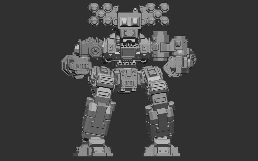 Wackmaster Teuton P1 (By PMW) - Alternate Battletech Mechwarrior Miniatures