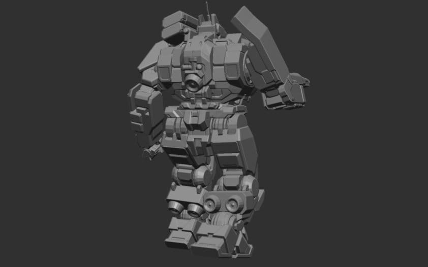 Conjurer "Hellhound" - Alternate Battletech Mechwarrior Miniatures