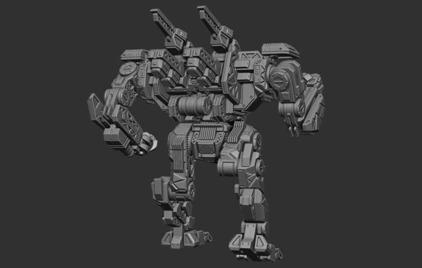 Zealot Praetor S (By PMW)- Alternate Battletech Mechwarrior Miniatures