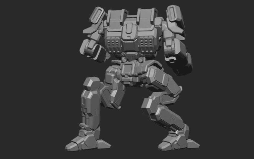 ARW "Artic Wolf" - Alternate Battletech Mechwarrior Miniatures