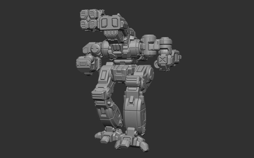 Buschwacker MWO X1 (By PMW) - Alternate Battletech Mechwarrior Miniatures