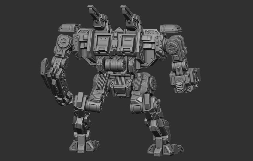 Zealot Praetor E (By PMW)- Alternate Battletech Mechwarrior Miniatures