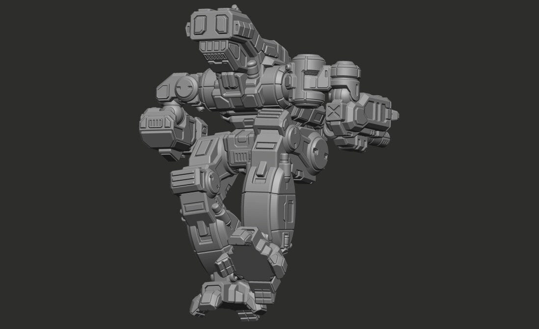Wackmaster MWO S2r (By PMW) - Alternate Battletech Mechwarrior Miniatures