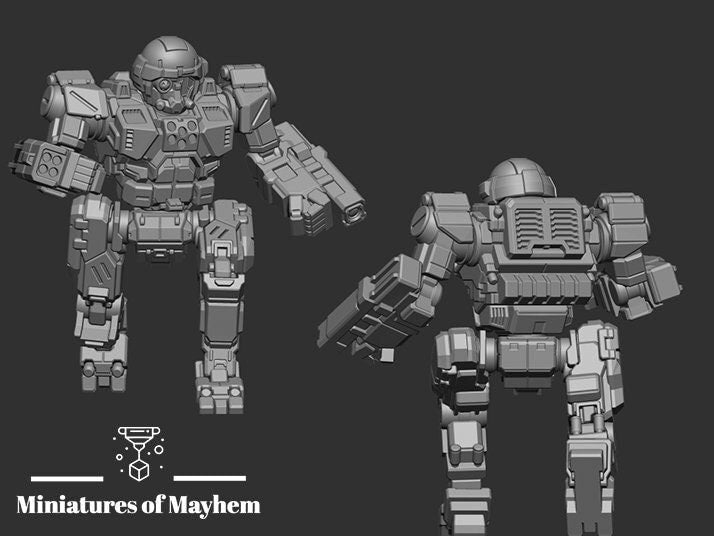 Arnold 2D (By PMW) - Alternate Battletech Mechwarrior Miniatures