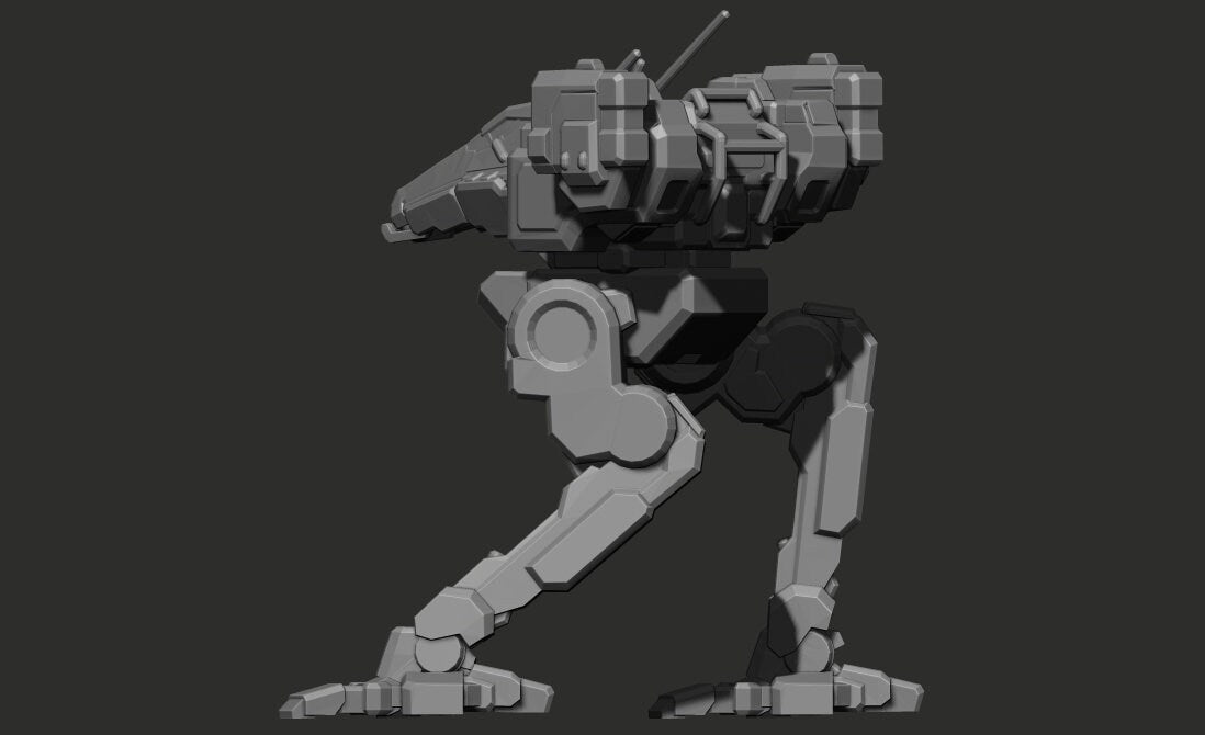 RVN-1X "Raven" - Alternate Battletech Mechwarrior Miniatures