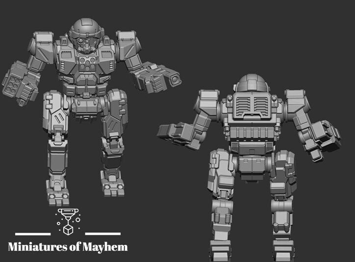 Arnold 3A (By PMW) - Alternate Battletech Mechwarrior Miniatures