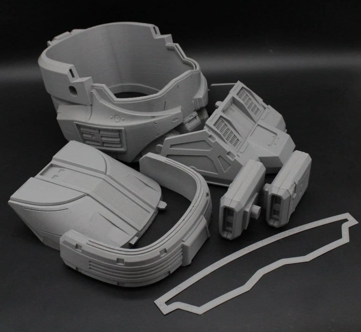 Spartan 125 - Kai Helmet - 3D Printed Full-Size - Helmet for Cosplay, Collectors, and Gamers