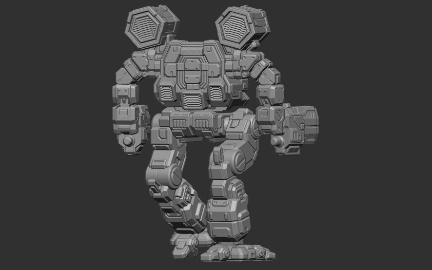 Splinter Wulf Bounty Hunter 2 - Alternate Battletech Mechwarrior Miniatures