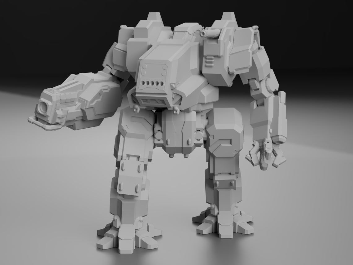 DRG-Flame "Dragon" - Alternate Battletech Mechwarrior Miniatures