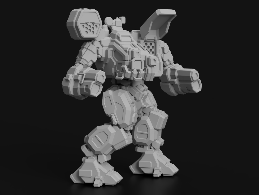 HSN-7D "Hellspawn" - Alternate Battletech Mechwarrior Miniatures