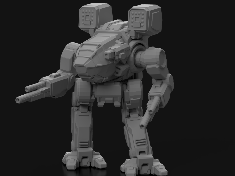 MDG-1A "Raksasha" - Alternate Battletech Mechwarrior Miniatures