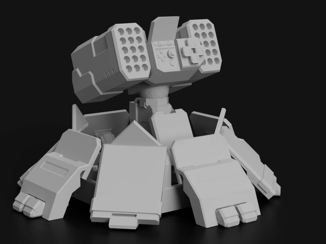 Missile Turret (3 Pack) - Alternate Battletech Mechwarrior Miniatures