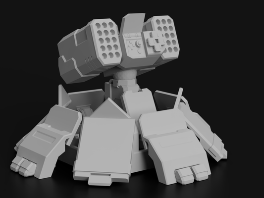 Missile Turret (3 Pack) - Alternate Battletech Mechwarrior Miniatures