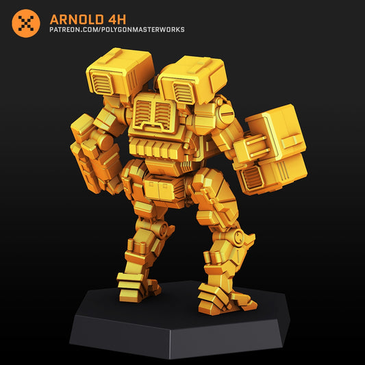Commando 4H (By PMW) - Alternate Battletech Mechwarrior Miniatures