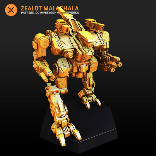 Zealot Malachai A (By PMW) Alternate Battletech Mechwarrior Miniatures