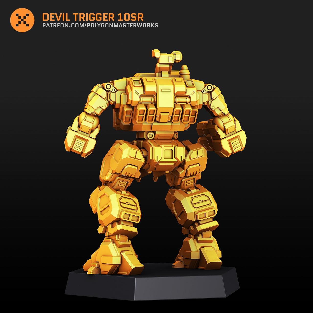 Devil Trigger 10SR (By PMW) Alternate Battletech Mechwarrior Miniatures