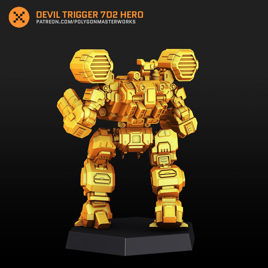 Devil Trigger 7D2 (By PMW) Alternate Battletech Mechwarrior Miniatures