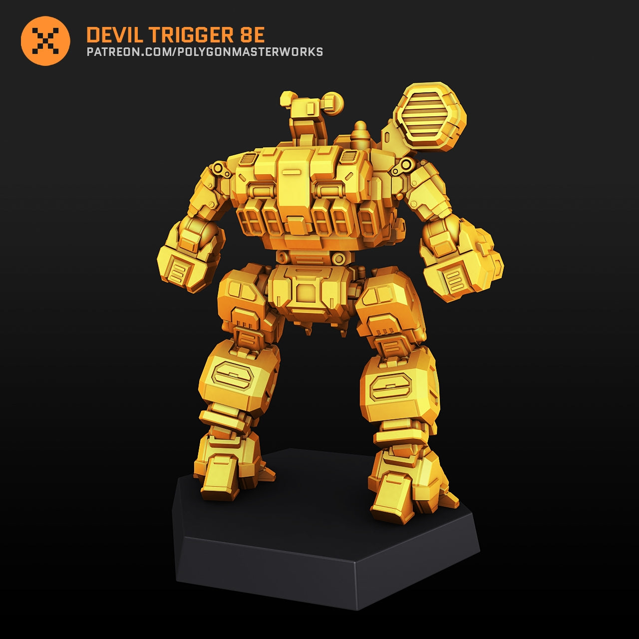 Devil Trigger 8E (By PMW) Alternate Battletech Mechwarrior Miniatures