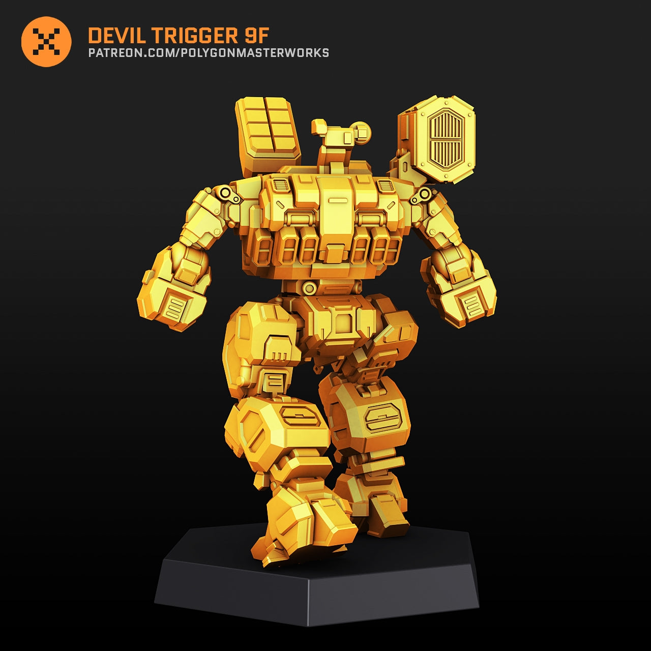 Devil Trigger 9F (By PMW) Alternate Battletech Mechwarrior Miniatures