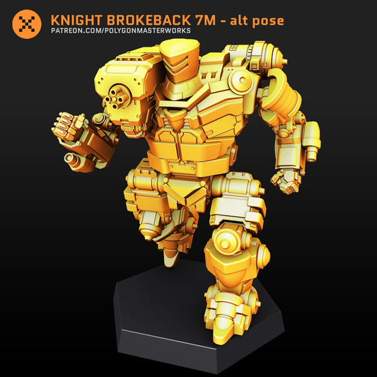 Knight Brokeback 7M Alt (By PMW) Alternate Battletech Mechwarrior Miniatures