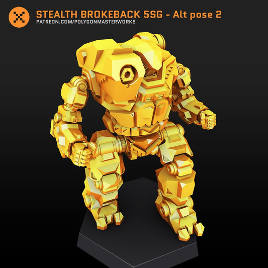 Stealth Brokeback 5SG Alt 2 (By PMW) Alternate Battletech Mechwarrior Miniatures