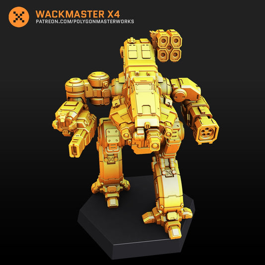 Wackmaster MWO X4 (By PMW) Alternate Battletech Mechwarrior Miniatures