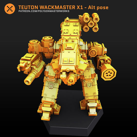 Teuton Wackmaster X1 Alt (By PMW) Alternate Battletech Mechwarrior Miniatures