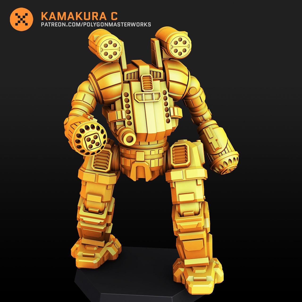 Kamakura C (By PMW) Alternate Battletech Mechwarrior Miniatures