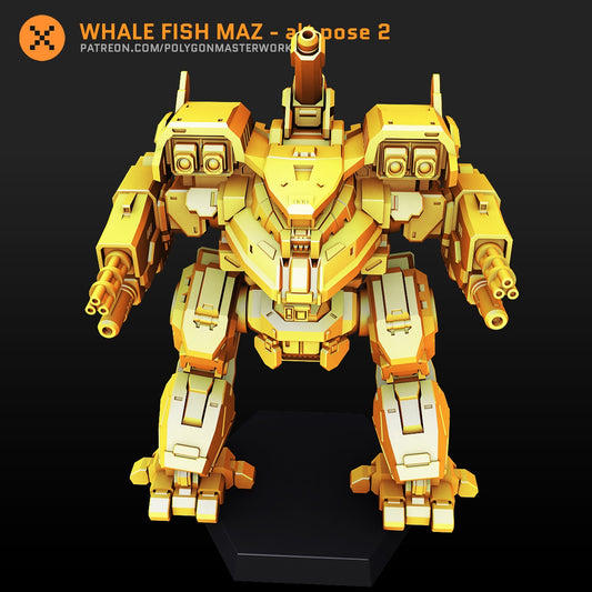 Whale Fish MAZ Alt 2 (By PMW) Alternate Battletech Mechwarrior Miniatures