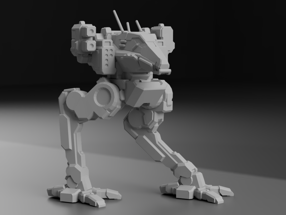 RVN-1X "Raven" - Alternate Battletech Mechwarrior Miniatures