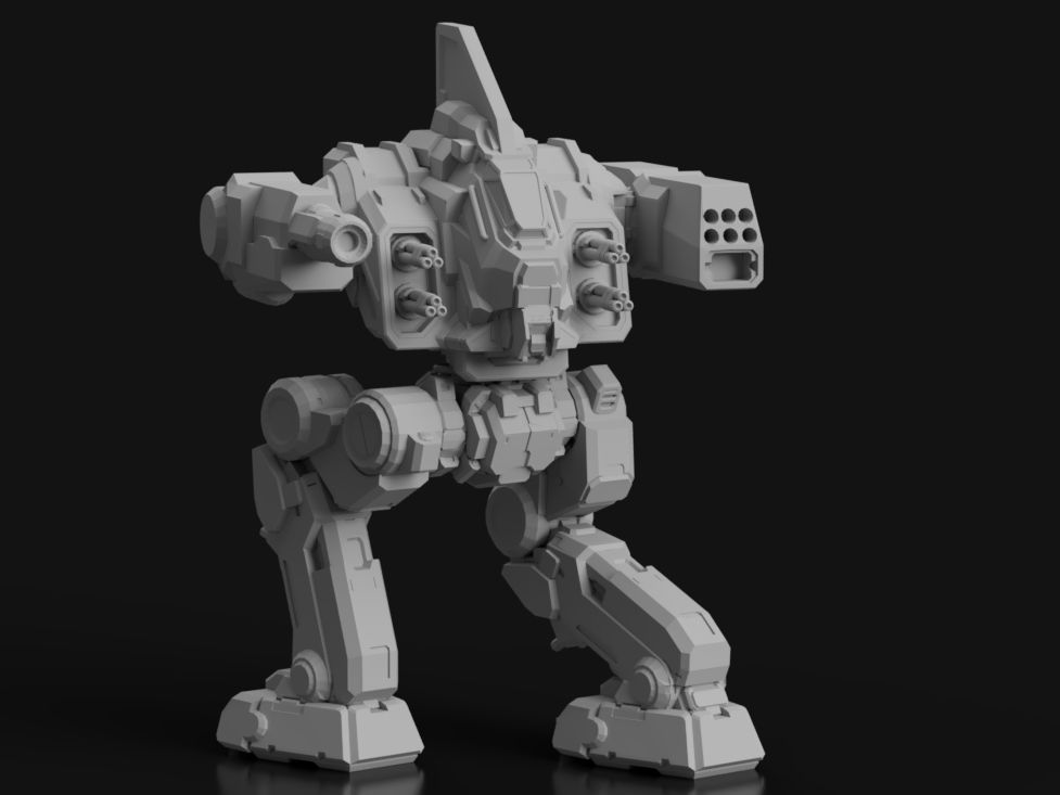 RZK-9S "Razorback" - Alternate Battletech Mechwarrior Miniatures