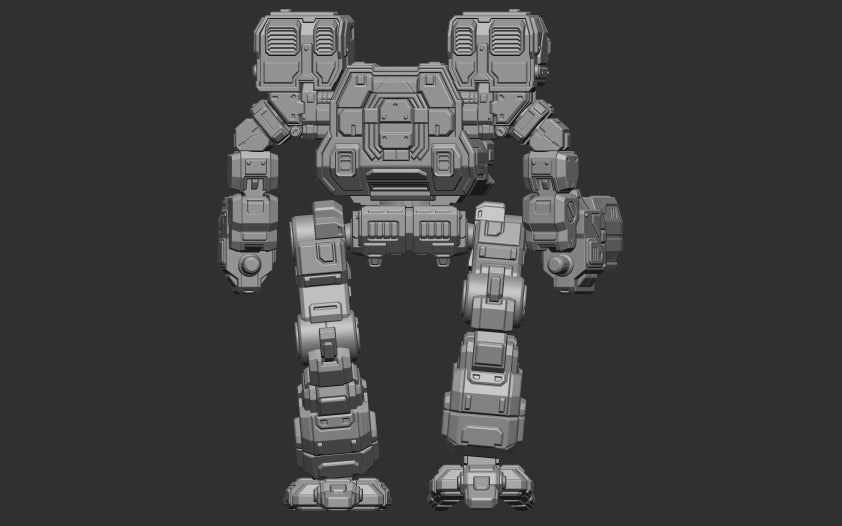Splinter Wulf Prime Alt - Alternate Battletech Mechwarrior Miniatures