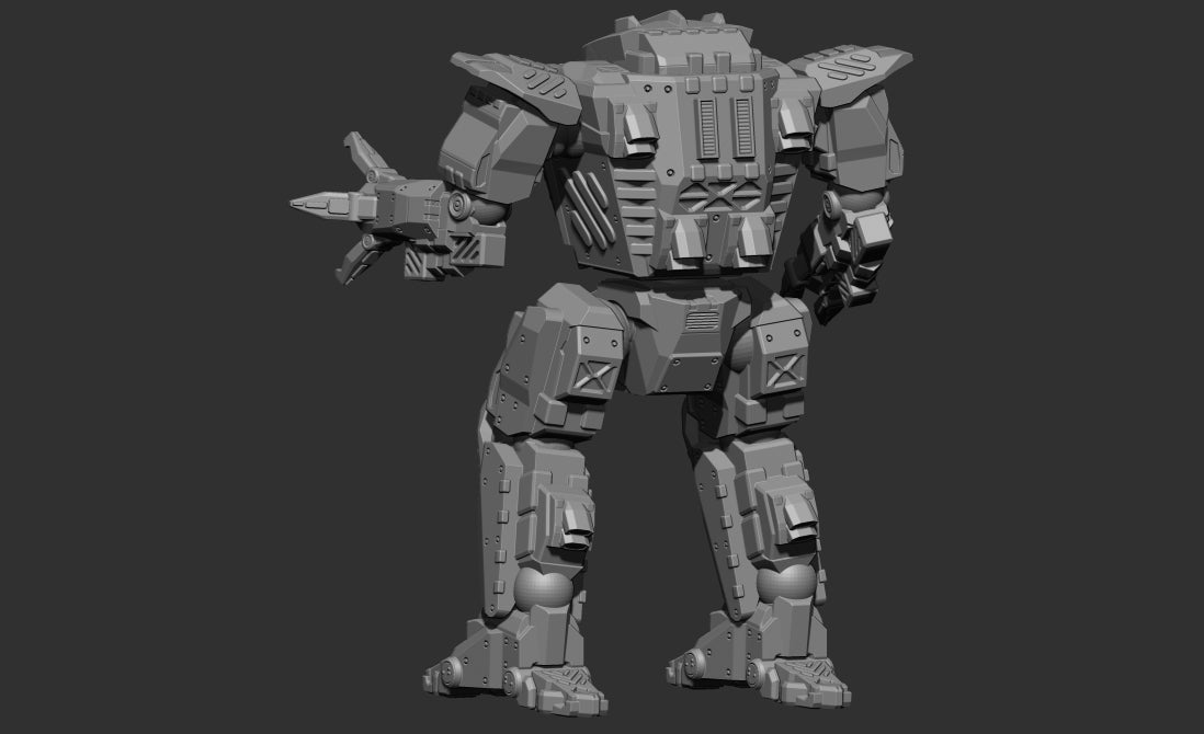 Warlock 1A Alt (By PMW) Alternate Battletech Mechwarrior Miniatures
