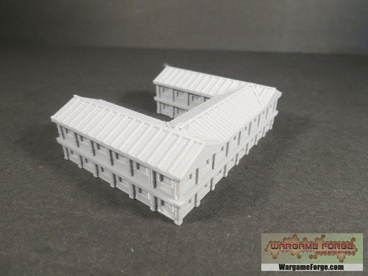 Military Barracks - Tabletop Wargame Terrain Battletech Warhammer