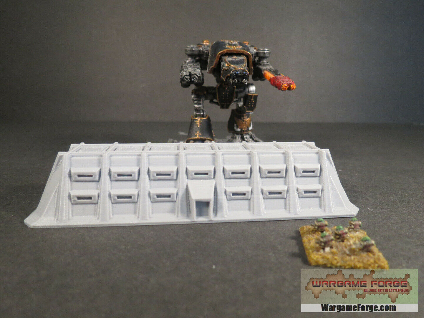 Military Bunker - Tabletop Wargame Terrain Battletech Warhammer