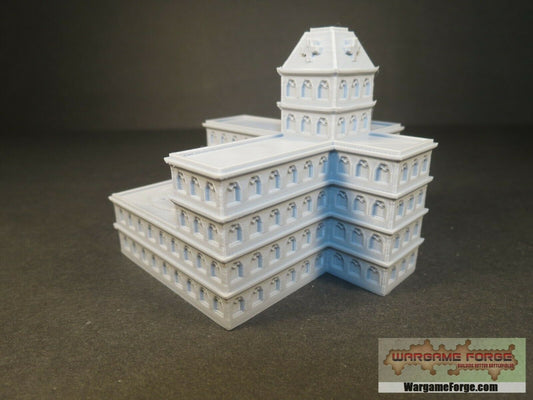 Modern Hospital - Tabletop Wargame Terrain Battletech Warhammer