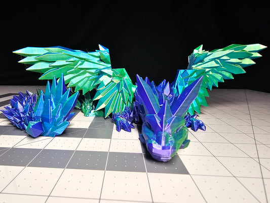 Crystal Wing 3D Printed Dragons