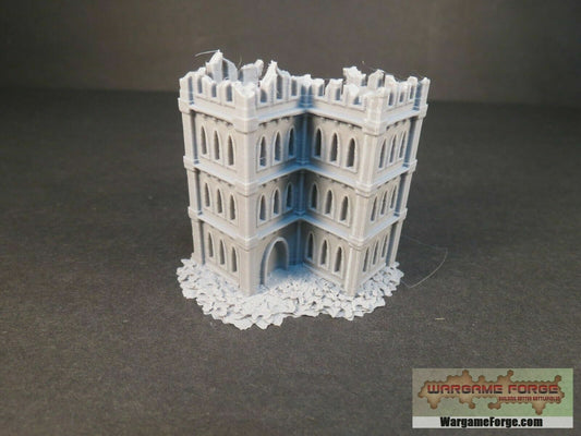 Gothic Epic Ruined Building 12 | Tabletop Wargame Terrain | Battletech | Warhammer