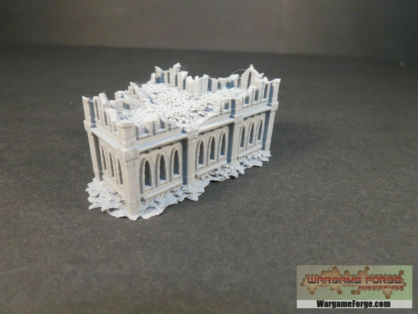 Gothic Epic Ruined Building 6 | Tabletop Wargame Terrain | Battletech | Warhammer