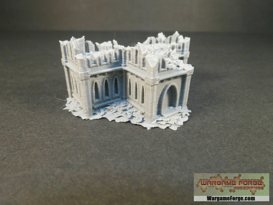 Gothic Epic Ruined Building 6 | Tabletop Wargame Terrain | Battletech | Warhammer